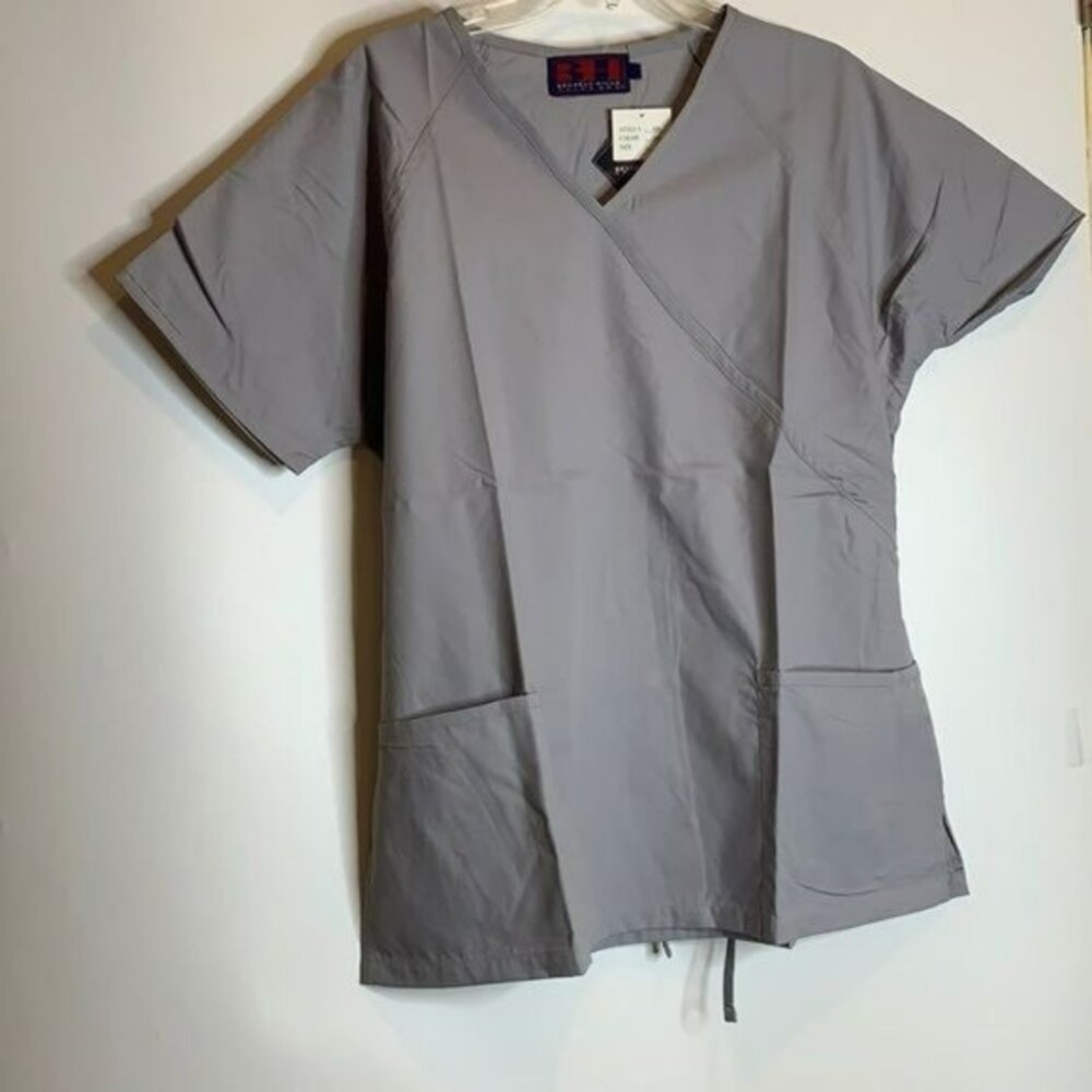 NWT Beverly Hills Uniforms Scrubs Top Large L